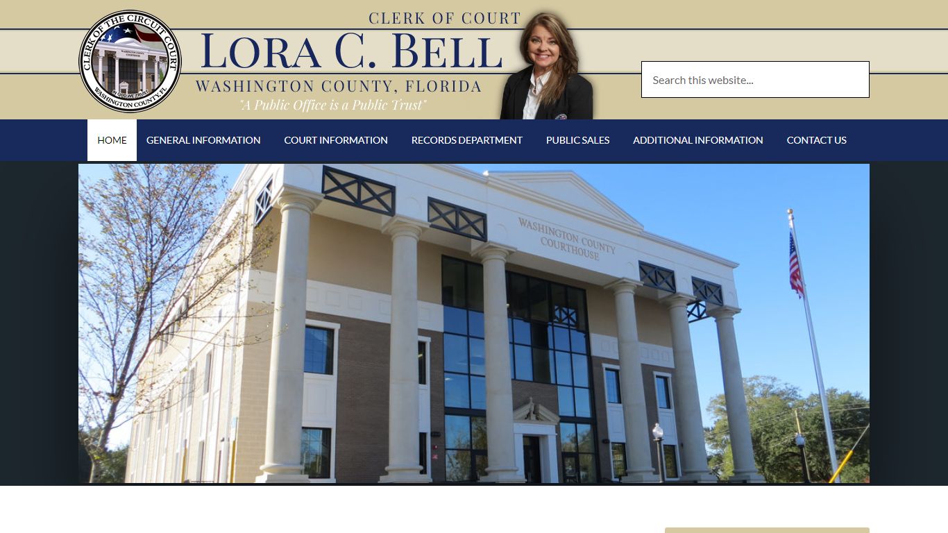 Washington County Clerk of Court – Lora C. Bell Clerk of Court ...